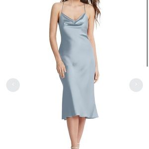 Dessy Cowl Neck Midi Dress
